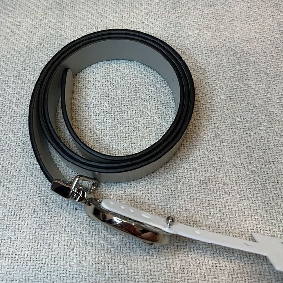 NEW Valentino Leather Giusy Bombe Belt Women’s Size Large Made in Italy NWT $350